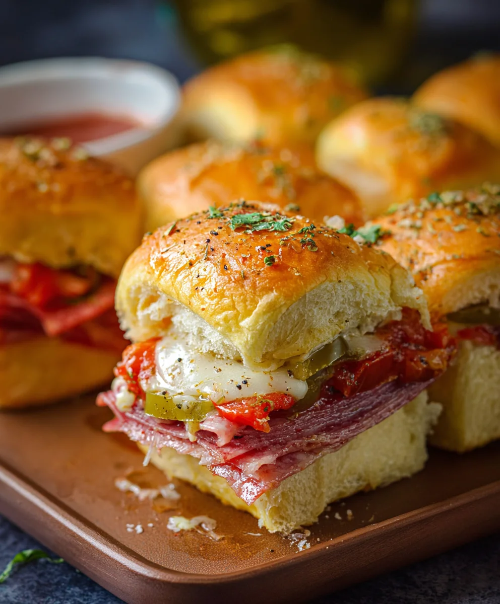 Spicy Beef Sub Sliders-Perfect Party Appetizer