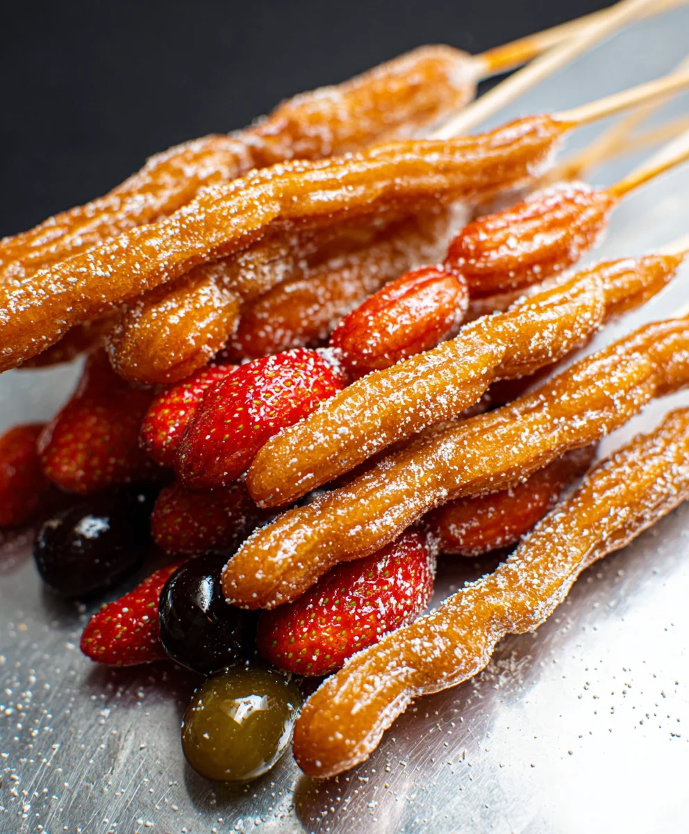 Easy Tanghulu Recipe - Sweet Crystal Candy Fruit Skewers