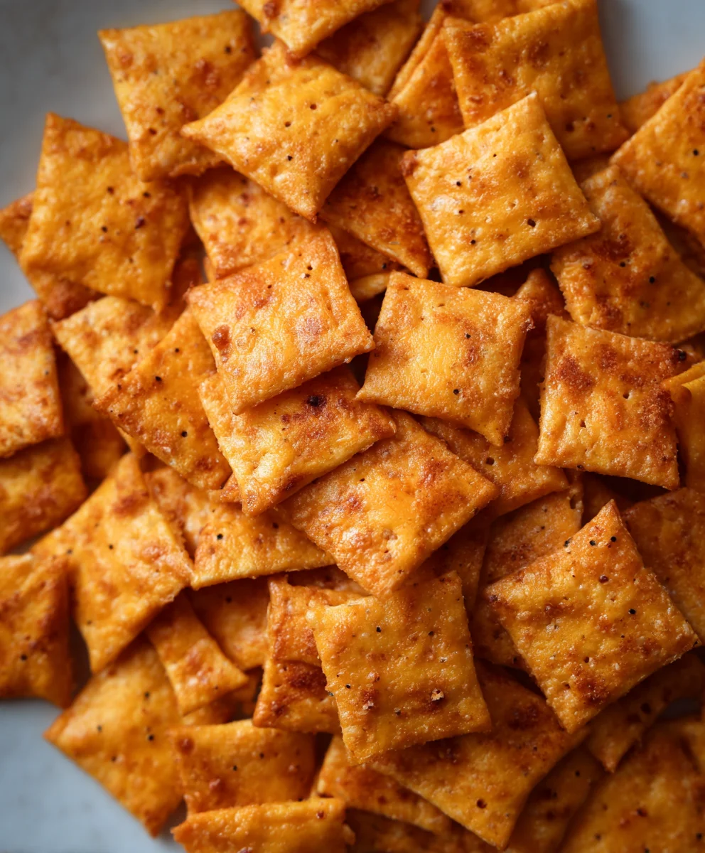 Homemade Sourdough Cheez Its-Irresistible Snack