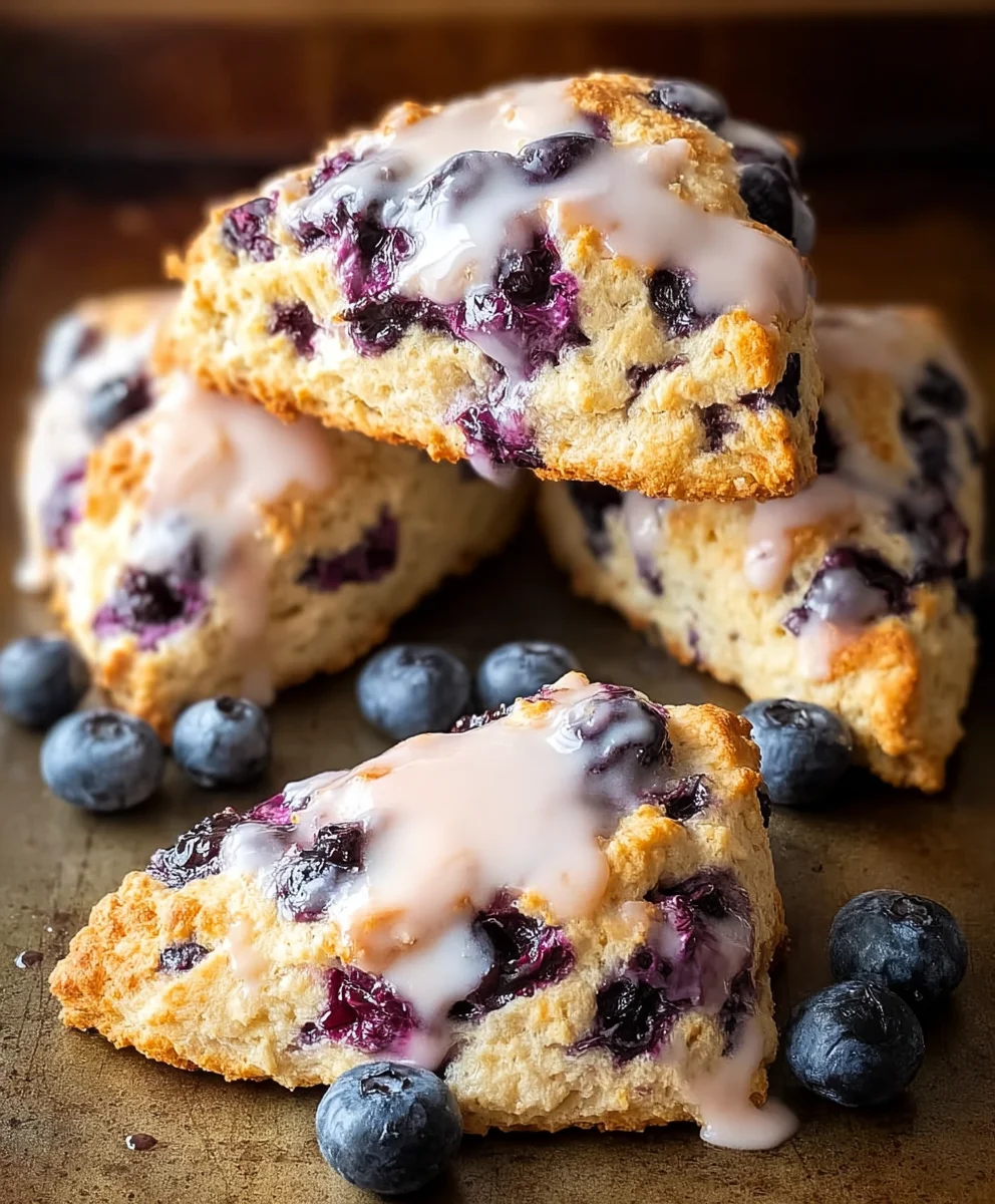Easy Blueberry Scones Recipe - Fluffy & Delicious