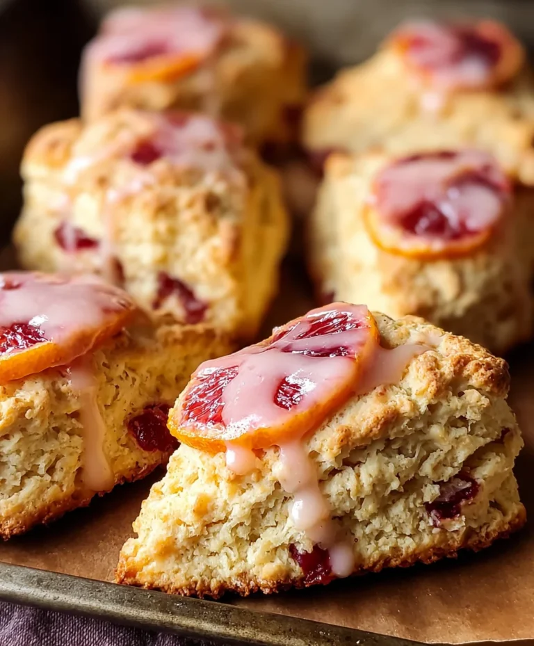 Blood Orange Scones-Zesty & Sweet Tea Time Treat