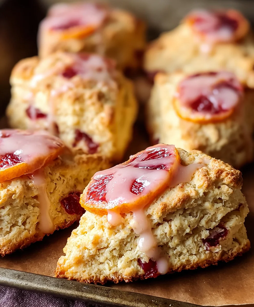 Blood Orange Scones-Zesty & Sweet Tea Time Treat