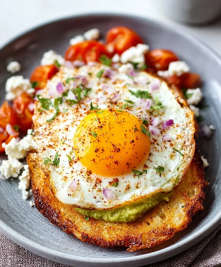 Crispy Feta Fried Eggs- Easy & Delicious Breakfast