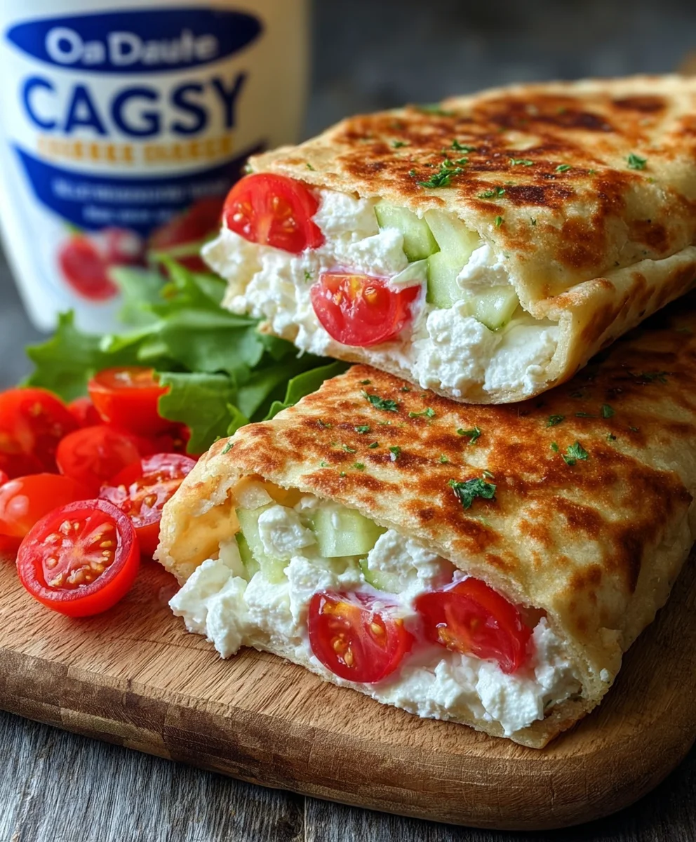 Easy Cottage Cheese Flatbread Quick Recipe