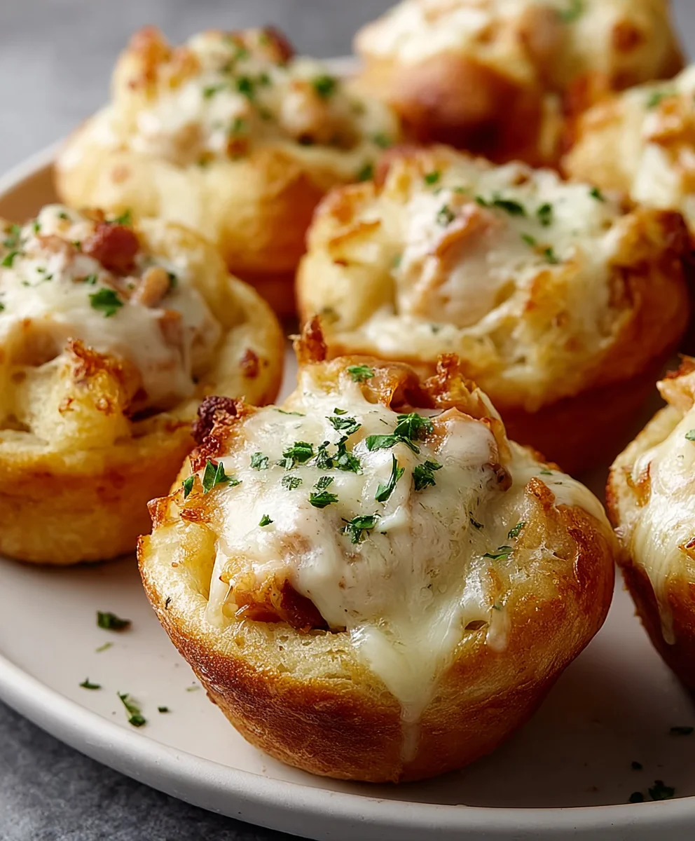 Chicken Alfredo Crazy Puffs - Little Caesars Copycat