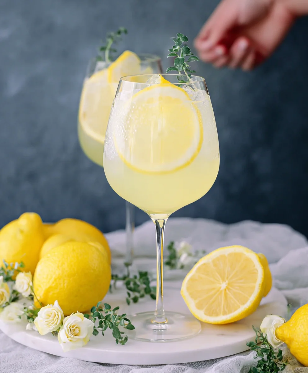 Non-Non-Non-Alcoholic Alternative Limoncello Spritz The Perfect Mocktail