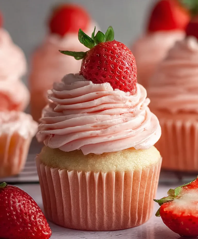 Best Fresh Strawberry Cupcakes Recipe-Easy To Make