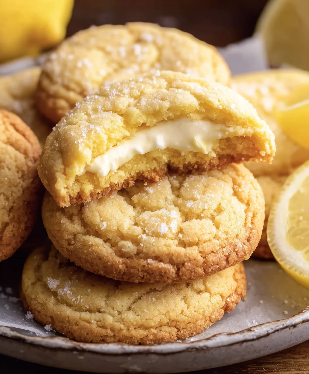 Lemon Cheesecake Cookies-Tangy Sweet Creamy Delight