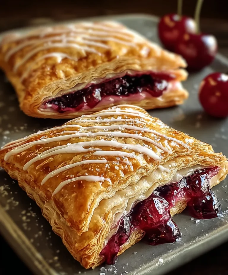 Easy Cherry Turnovers- Quick & Delicious Pastry Recipe