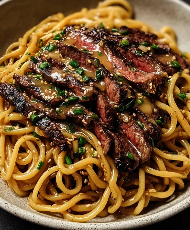 Garlic Butter Steak Noodles-Quick & Flavorful Meal