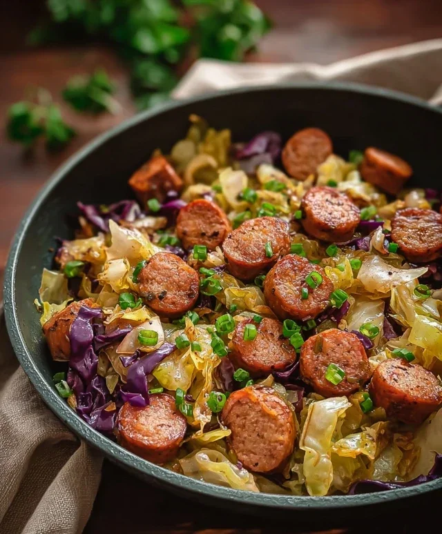 Easy Sausage and Cabbage Stir Fry