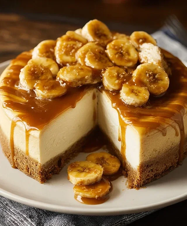 Bananas Foster Cheesecake