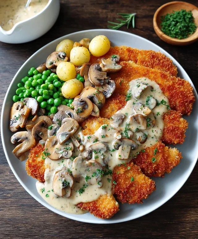 Rahmschnitzel Creamy Mushroom Schnitzel
