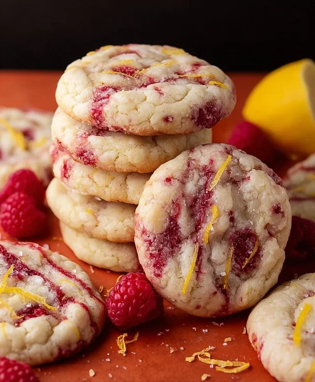 Lemon Raspberry Cookies