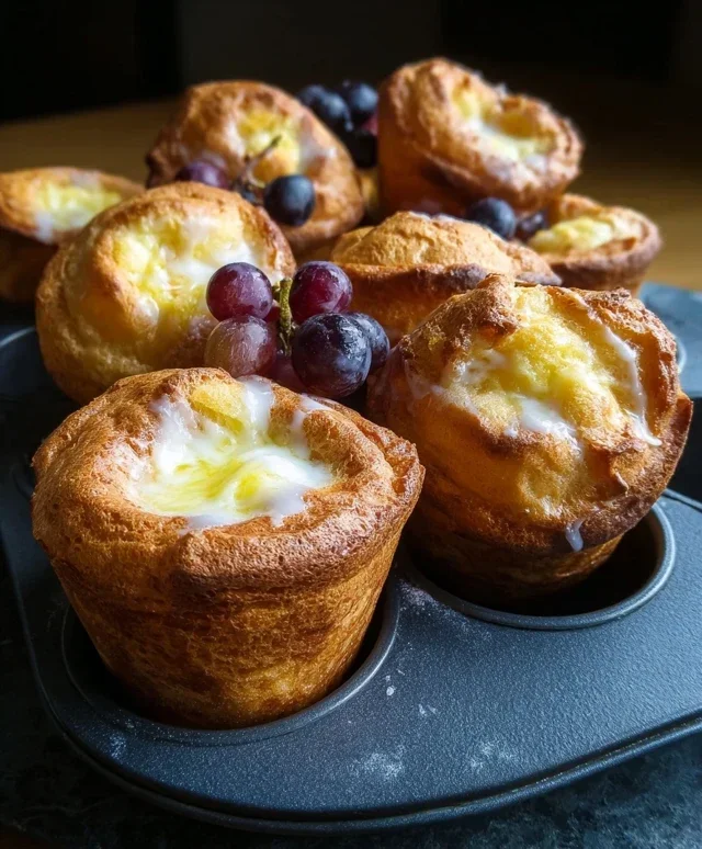 Sparkling Grape Juicecas Portuguese Popovers
