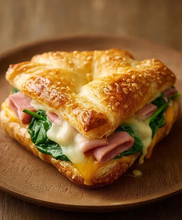 Beef Beef Ham and Cheese with Spinach