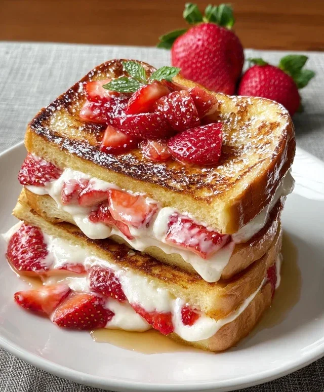 Strawberry Cheesecake French Toast
