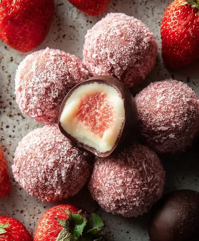 Strawberry Truffles