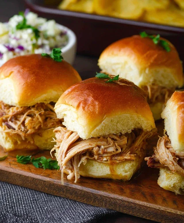 Crock Pot Mississippi Chicken Sliders