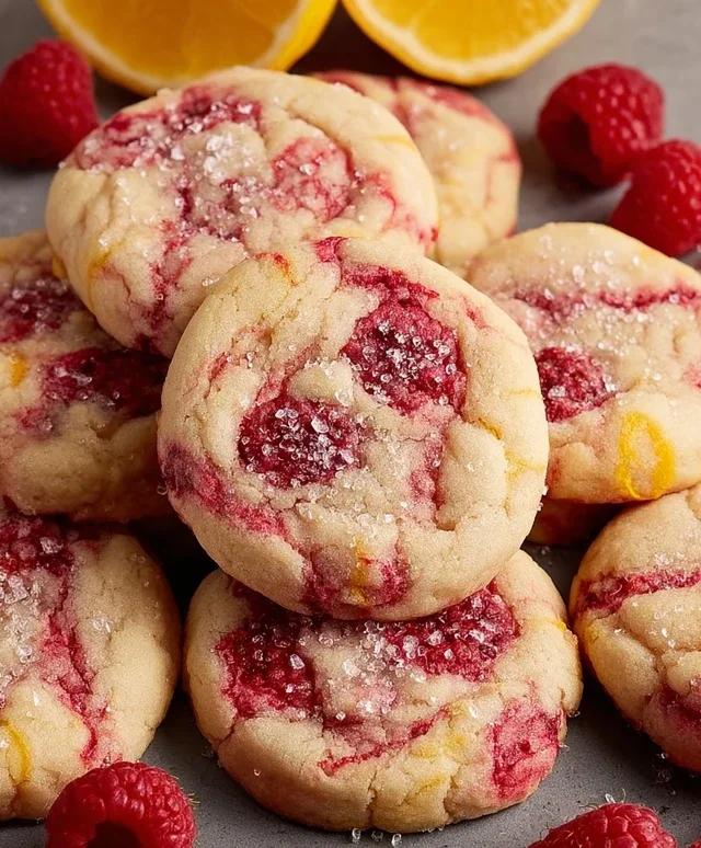 Lemon Raspberry Cookies