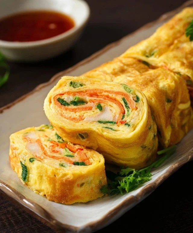 Gyeran Mari (Korean Rolled Omelette)