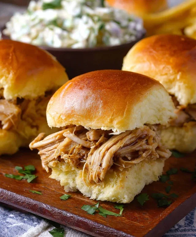 Crock Pot Mississippi Chicken Sliders