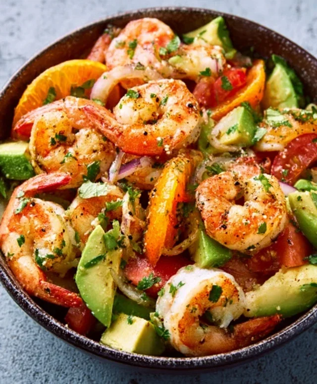 Citrus Shrimp Avocado Salad