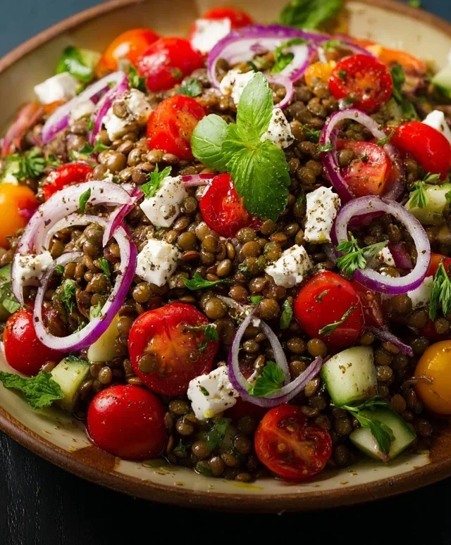 Mediterranean Lentil Salad