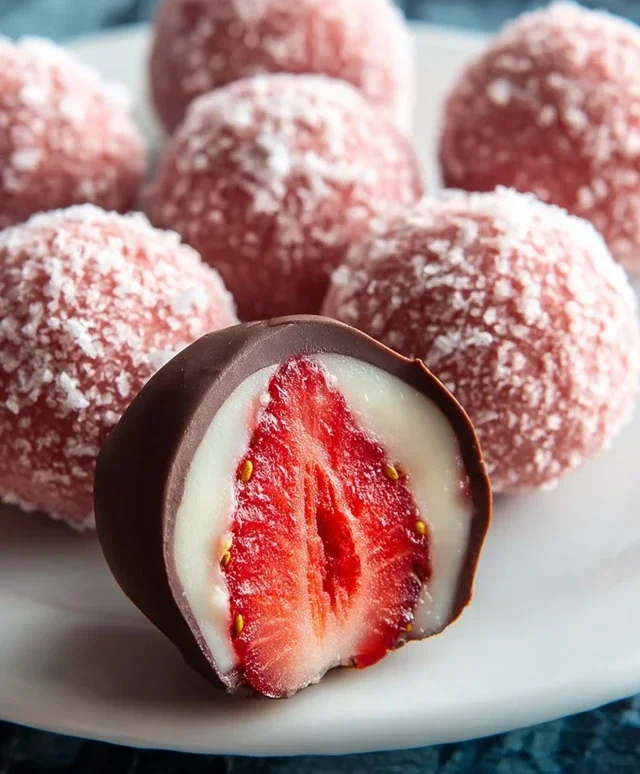 Strawberry Truffles