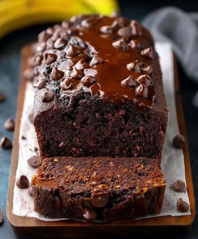 Healthy Chocolate Banana Bread