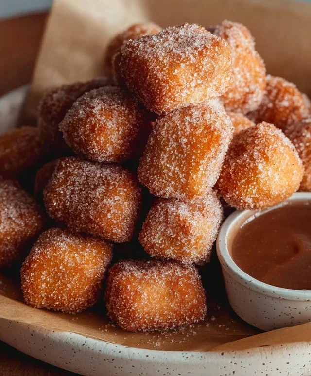 Sweet Air Fryer Churro Bites Recipe