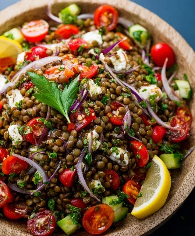 Mediterranean Lentil Salad