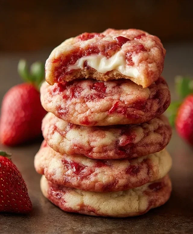 Strawberry Cheesecake Cookie