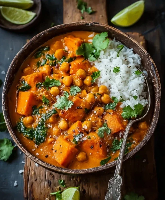 Sweet Potato and Chickpea Curry