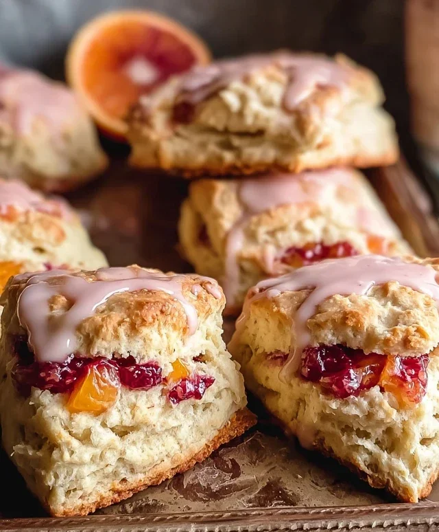 Blood Orange Scones