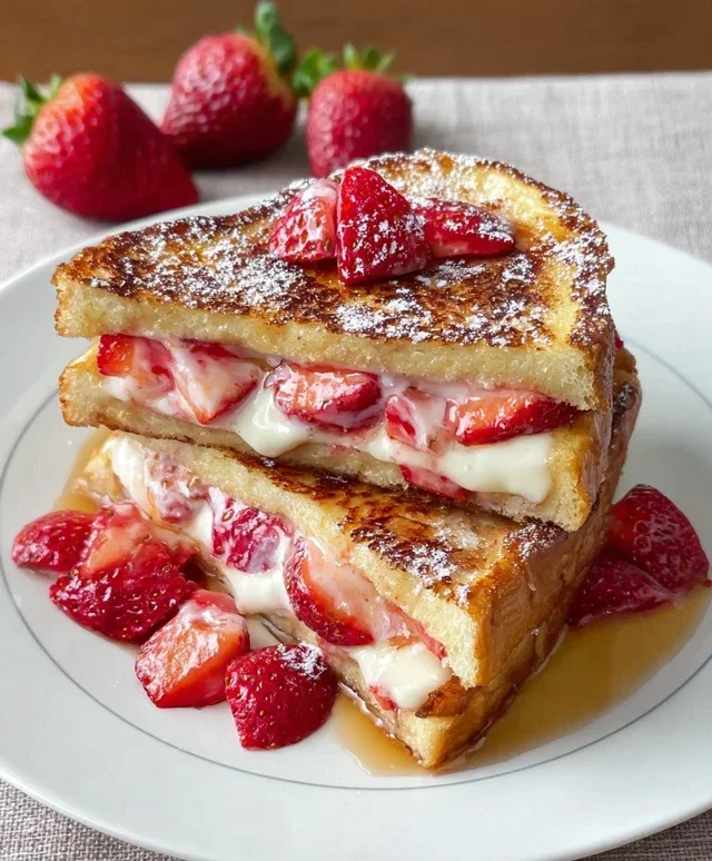 Strawberry Cheesecake French Toast