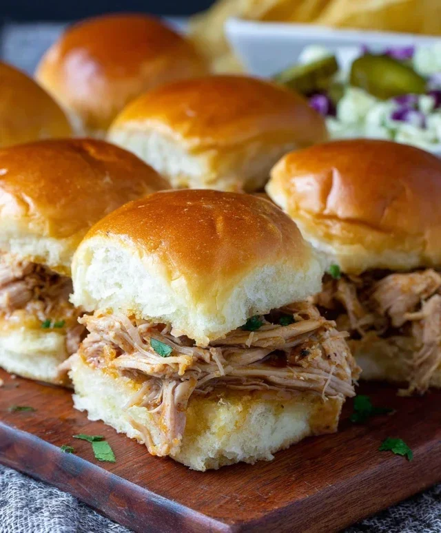 Crock Pot Mississippi Chicken Sliders