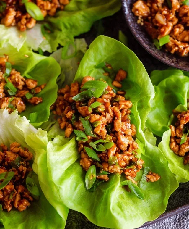 Chicken Lettuce Wraps (PF Chang's Copycat)