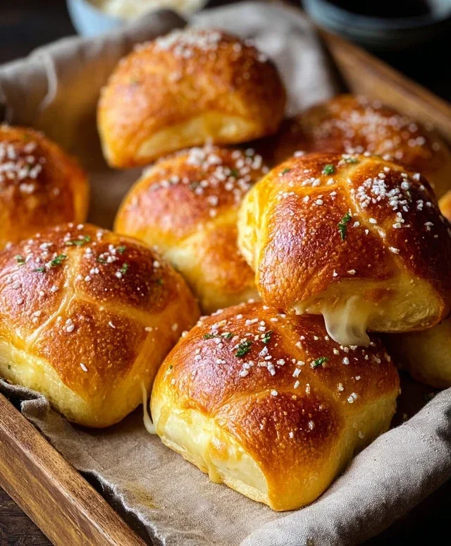 Korean Cream Cheese Garlic Buns
