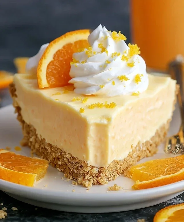 Orange Creamsicle Pie