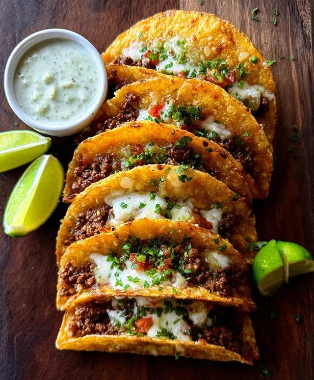 Crispy Ground Beef Tacos