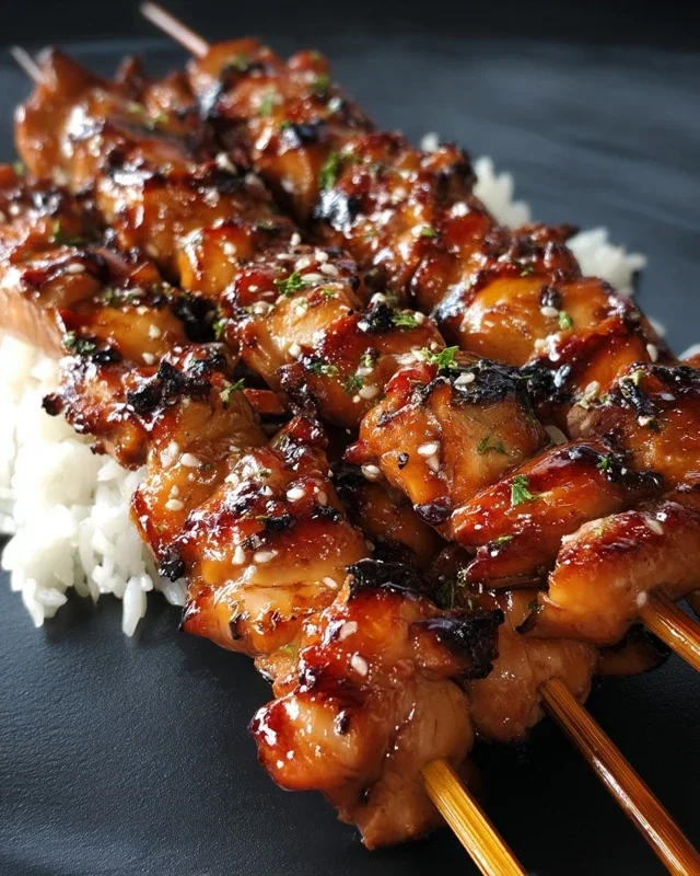 Bang Bang Chicken Skewers