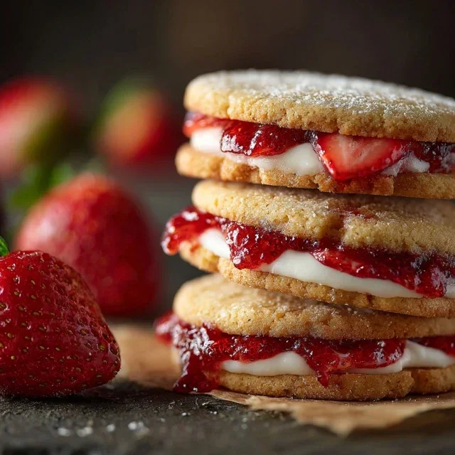 Strawberry Shortcake Cookies