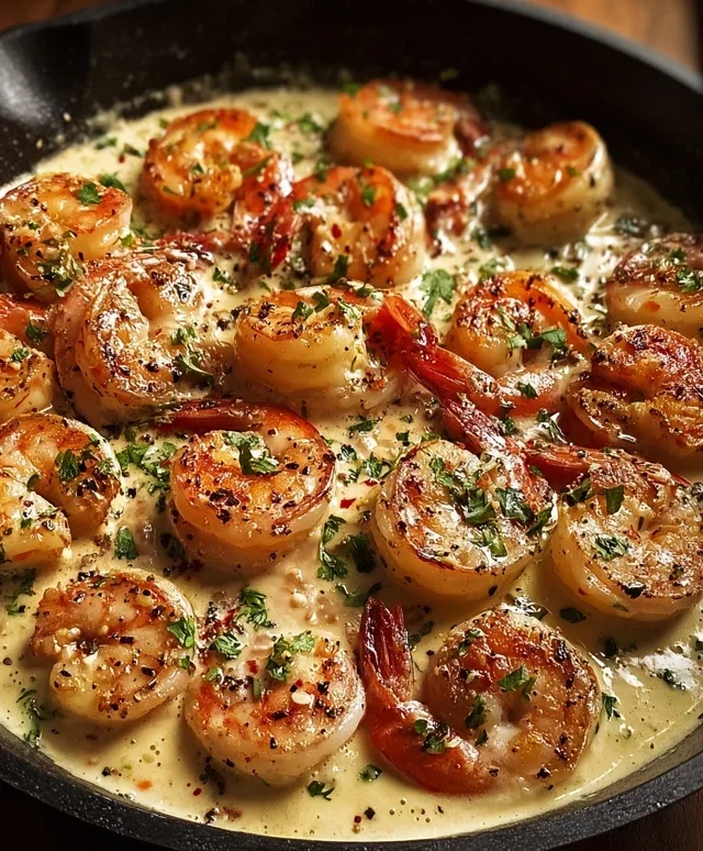 Creamy Garlic Shrimp
