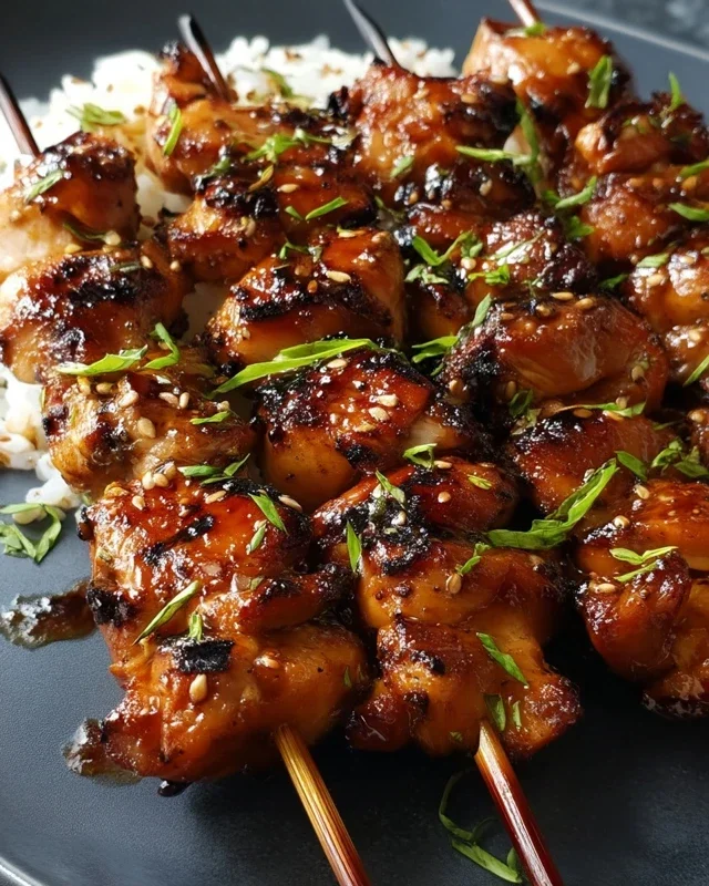 Teriyaki Chicken Skewers