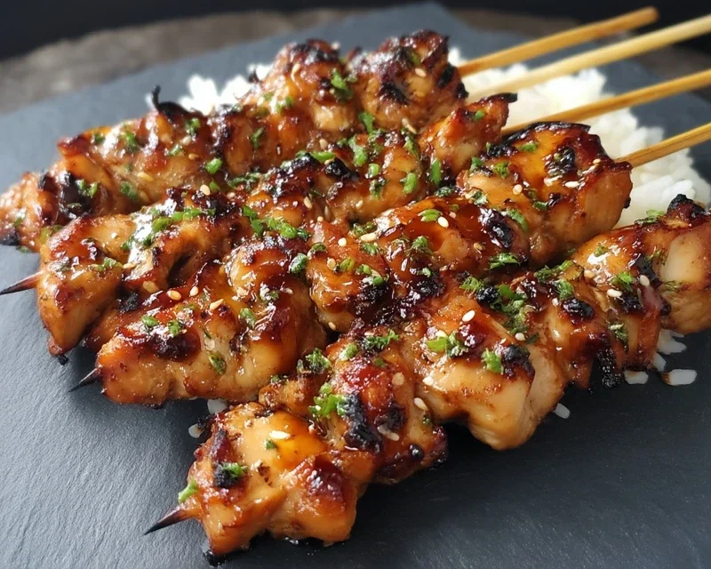 Bang Bang Chicken Skewers