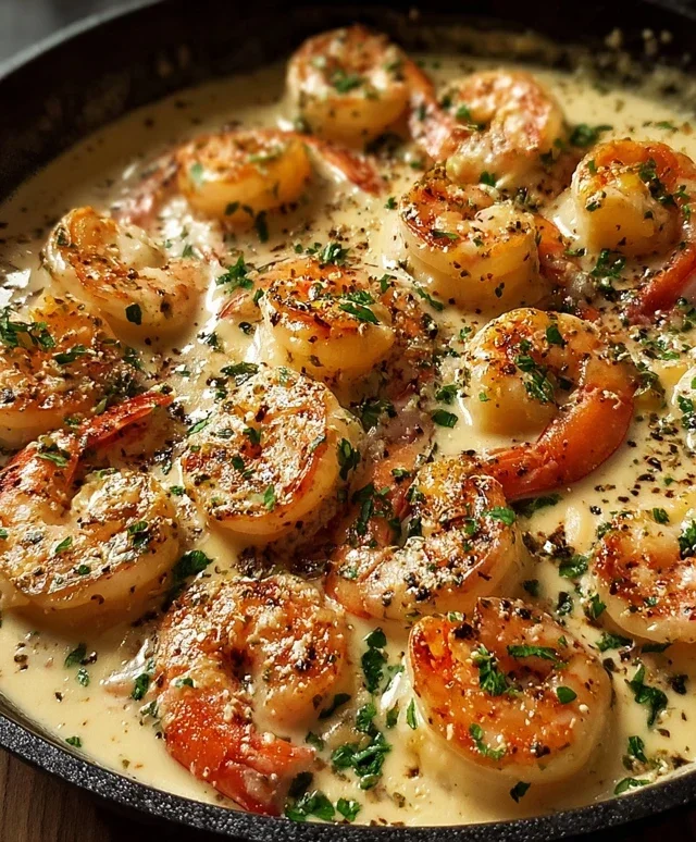 Creamy Garlic Shrimp