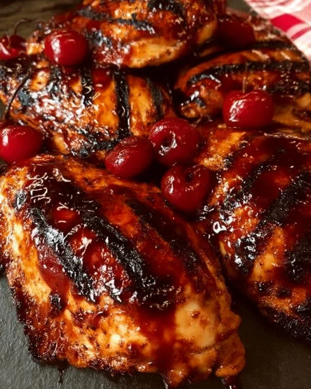 Cherry Dr. Pepper Grilled Chicken