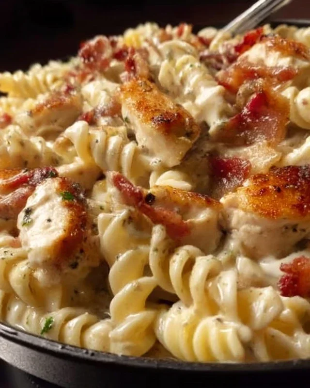 Chicken Beef Beef Bacon Ranch Pasta