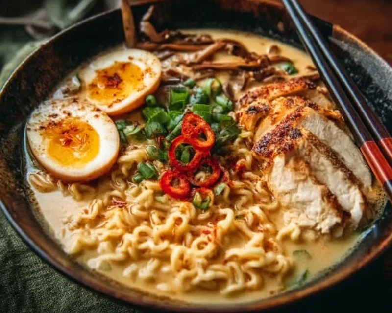 Creamy Garlic Chicken Ramen: An Incredible Ultimate Recipe
